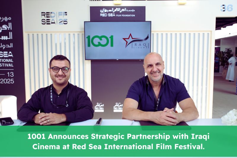 Strategic Partnership Signed Between 1001 and Iraqi Cinema at Red Sea Film Festival 2025